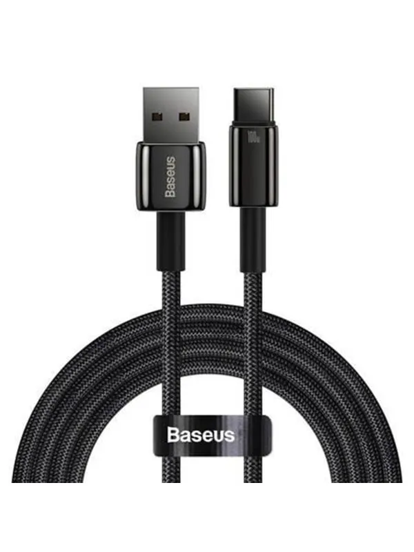 Baseus Tungsten Gold Cable USB to USB-C 100W 1m (black)