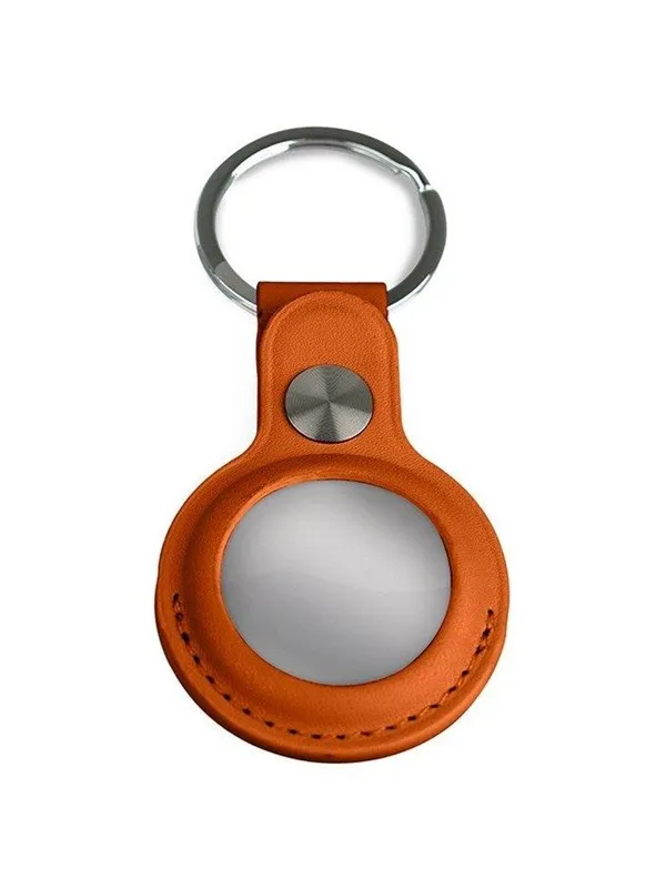 Light Solutions Airtag Key Ring - Leather - Brown