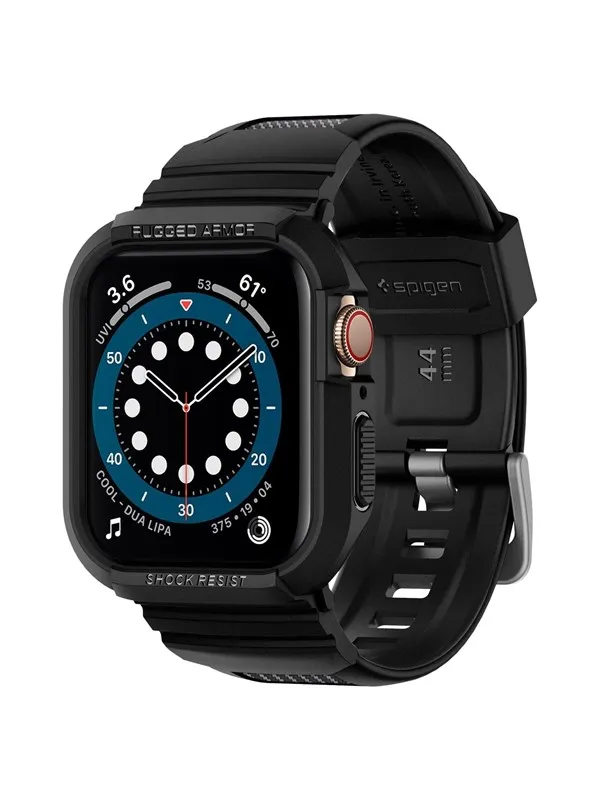 Spigen Rugged Armor Pro - black - Apple Watch 45mm/44mm