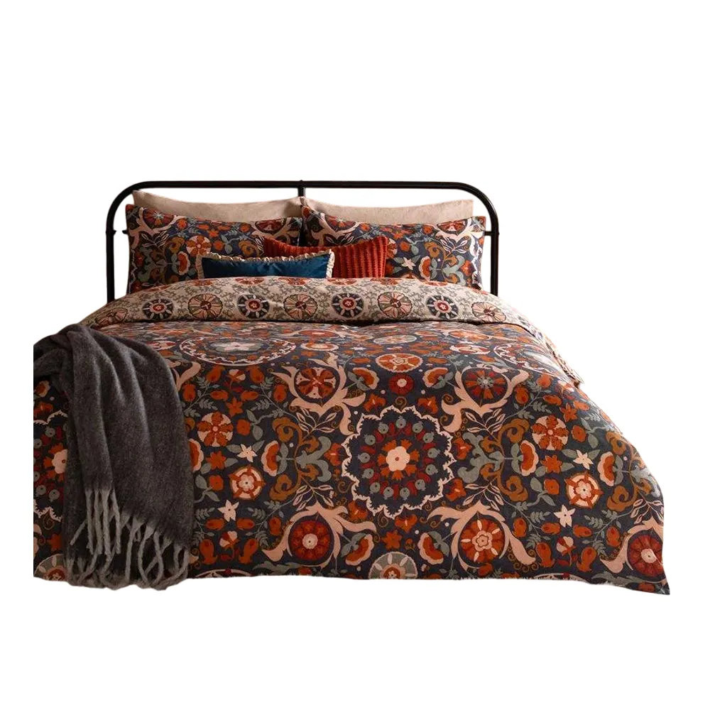 Furn Kinfolk Reversible Printed Duvet Cover Set