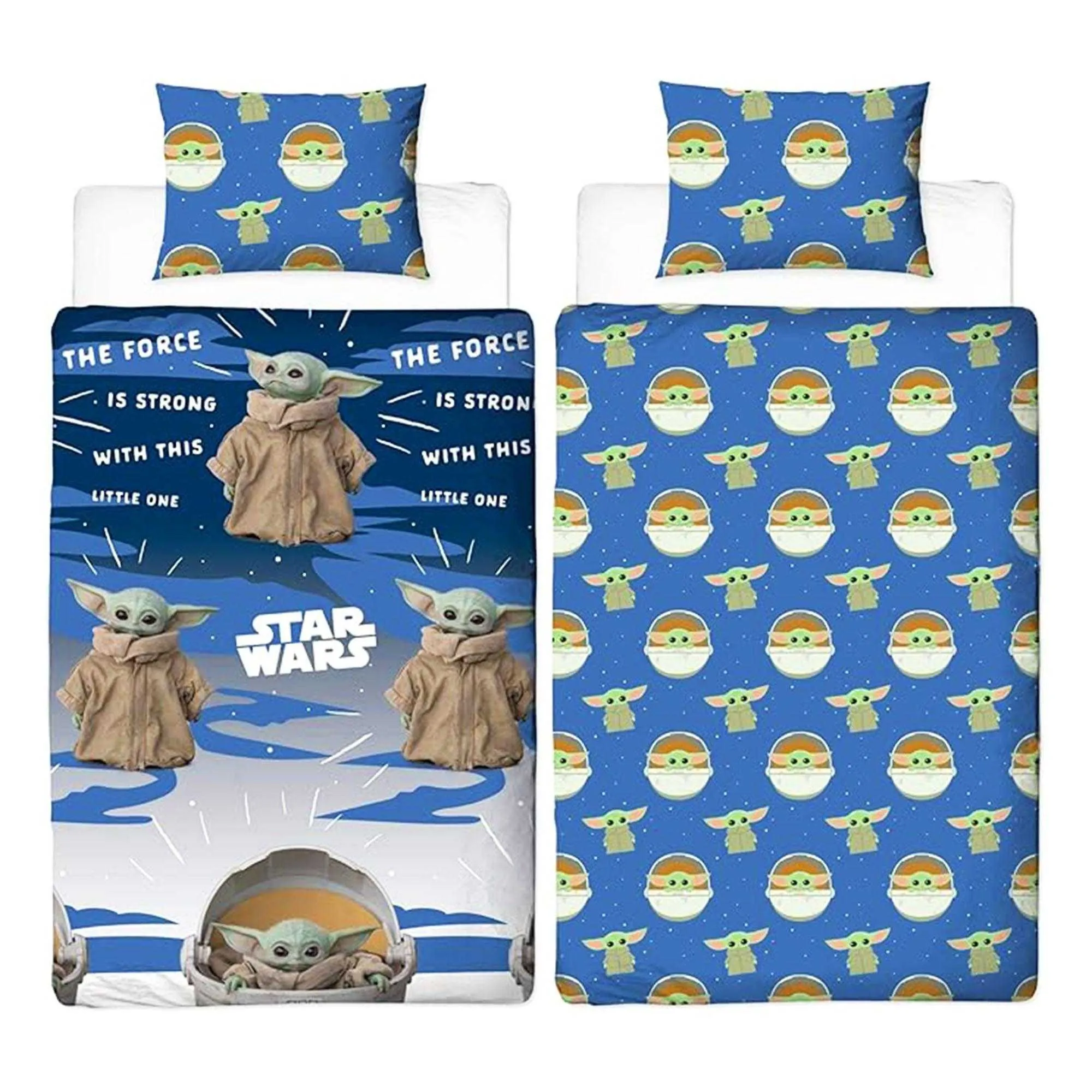 Star Wars Mandalorian Baby Yoda Reversible Duvet Set