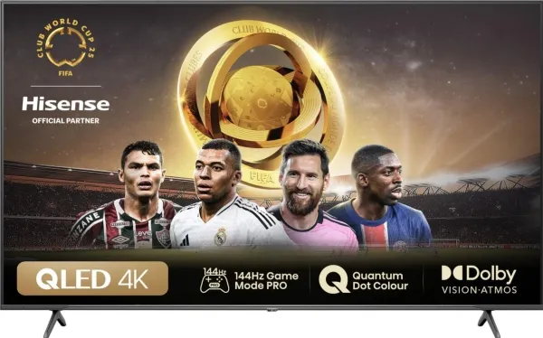 Hisense 75E7NQ PRO, 190,5 cm (75"), 3840 x 2160 piksler, DLED, Smart TV, Wi-Fi, Grå