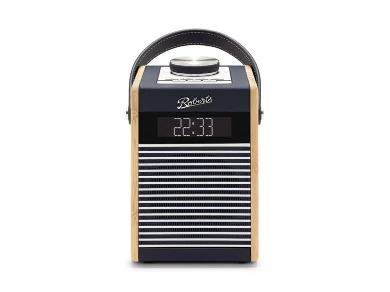 Roberts Radio Rambler Midi, Bærbar, Analog og digital, DAB, DAB+, FM, LCD, Blå, Marineblå, Aluminium, Bamboo