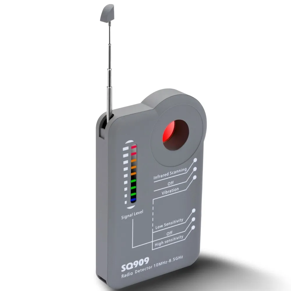 Trådløs RF - signaldetektor Skjult kameradetektor GPS Tracker Skanneenhet