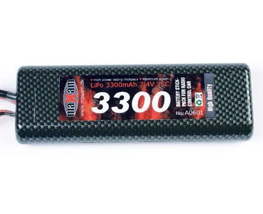 LiPo 7,4V 3300mAh 35C T-Plug (Rund hard case)