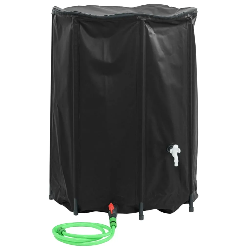 vidaXL Vanntank med kran sammenleggbar 1350 L PVC