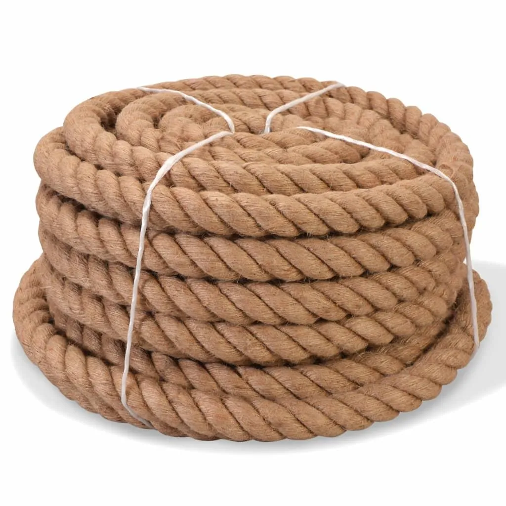 vidaXL Tau 100% jute 20 mm 50 m
