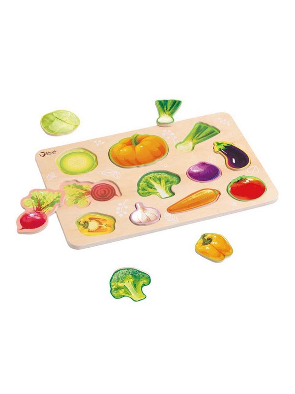 Classic World Wooden Puzzle Vegetables Tre
