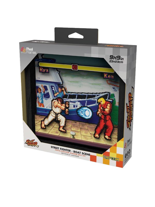 Pixel Frames - Street Fighter Boat Scene - Bilde