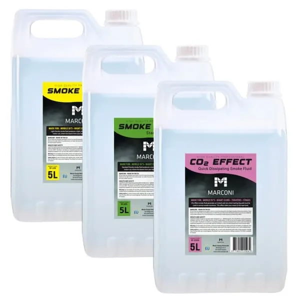 3 x 5L røykvæske (blandepakke)