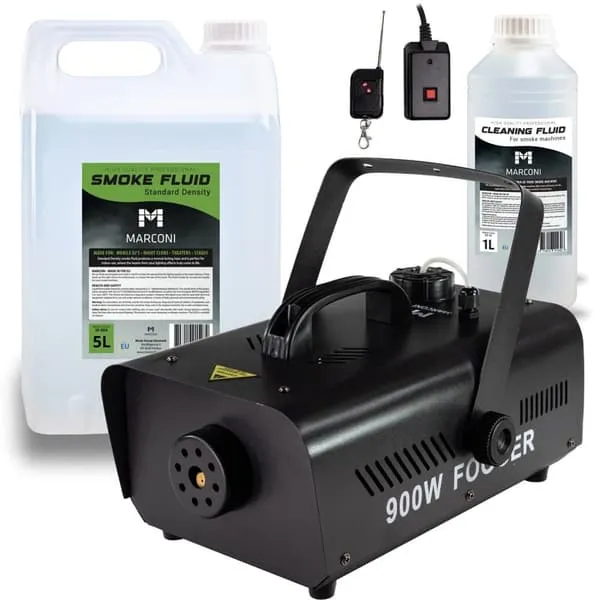 Marconi røykmaskin (900W) pakke