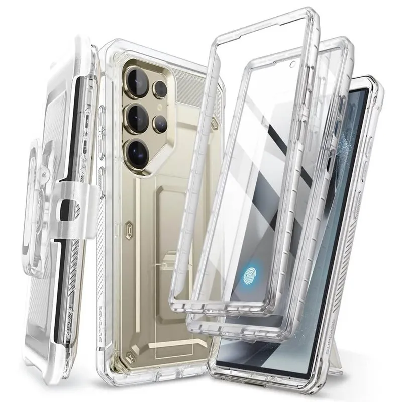 SUPCASE UB Pro 2-set til Samsung Galaxy S25 Ultra - Clear