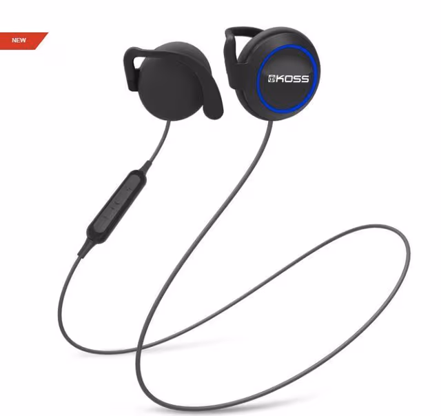Koss Headphones BT221i In-ear/Ear-krok, Bluetooth, Mikrofon, Svart, Trådløs