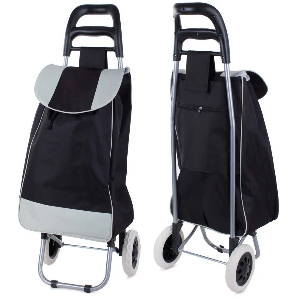 Handlevogn / Trillebag – Rulleveske - Black
