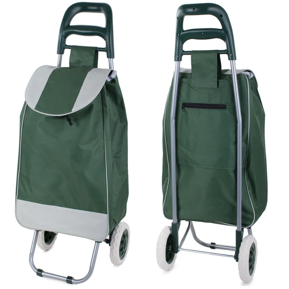 Handlevogn / Trillebag – Rulleveske - Green