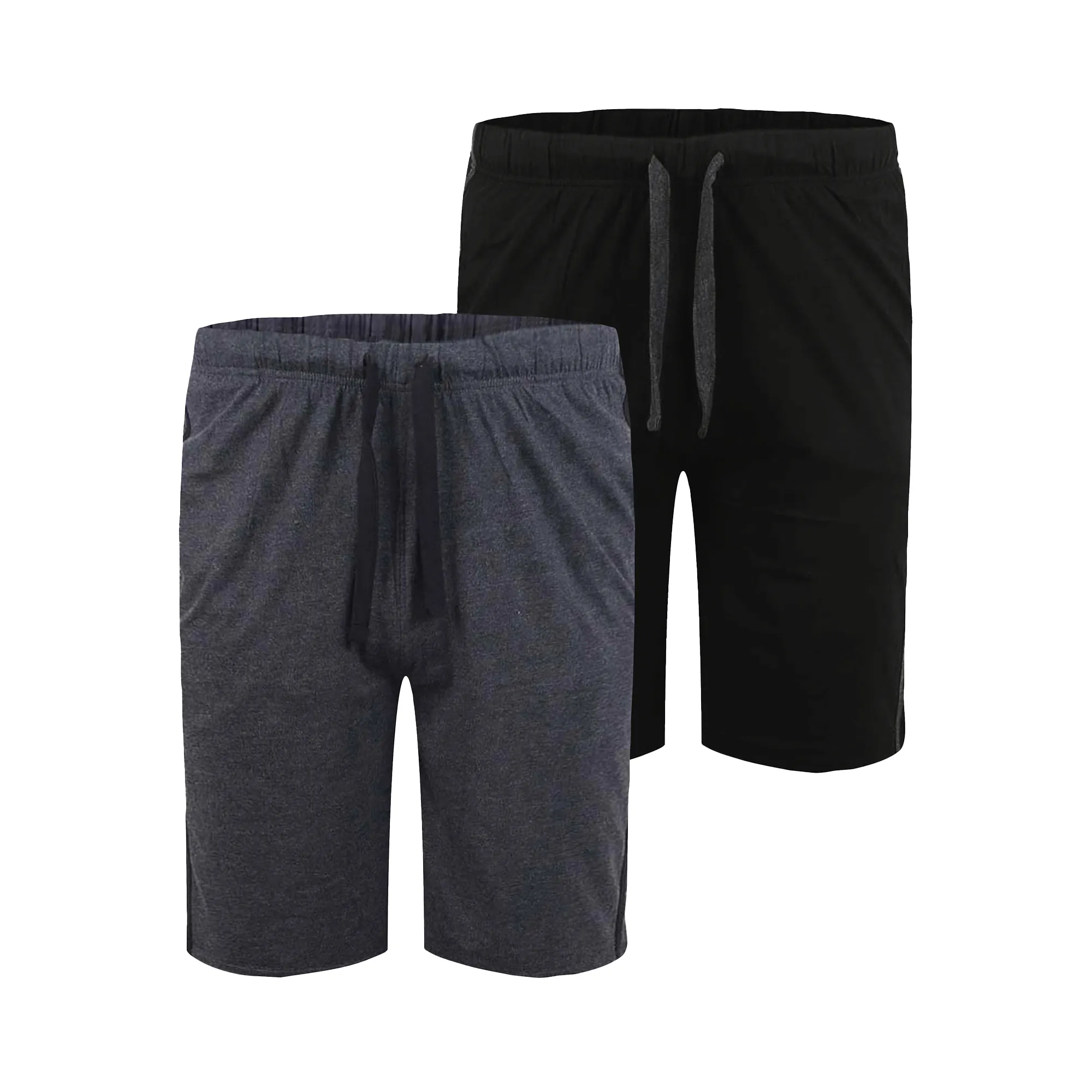 Duke Mens D555 Rayan Jersey Side Stripe Kingsize Shorts (Pack of 2)