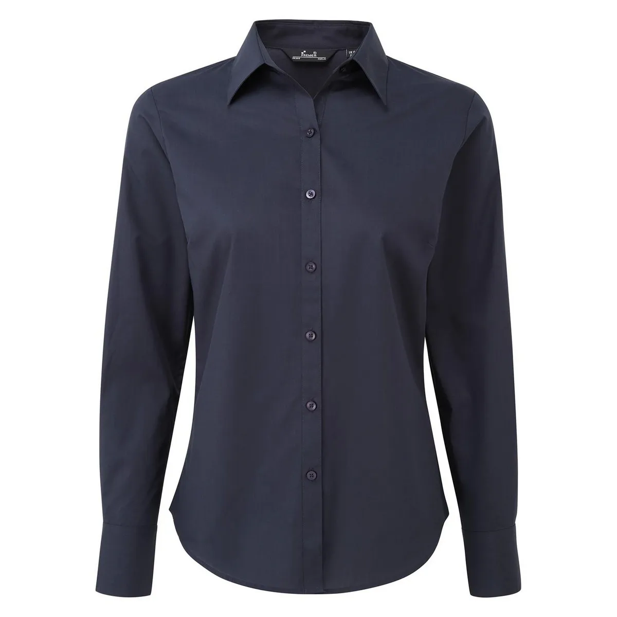 Premier Womens/Ladies Long-Sleeved Shirt