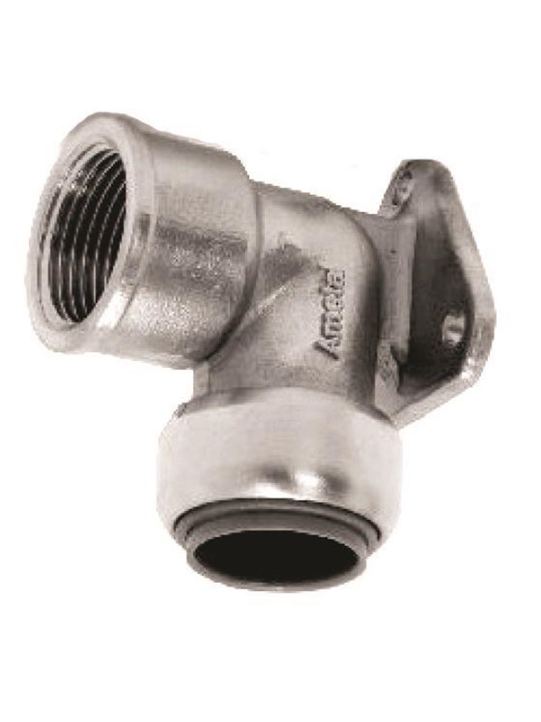 Roth backplate elbow 15 mm x 1/2"