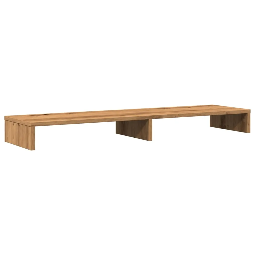 vidaXL Skjermstativ artisan eik 100x27x10 cm konstruert tre