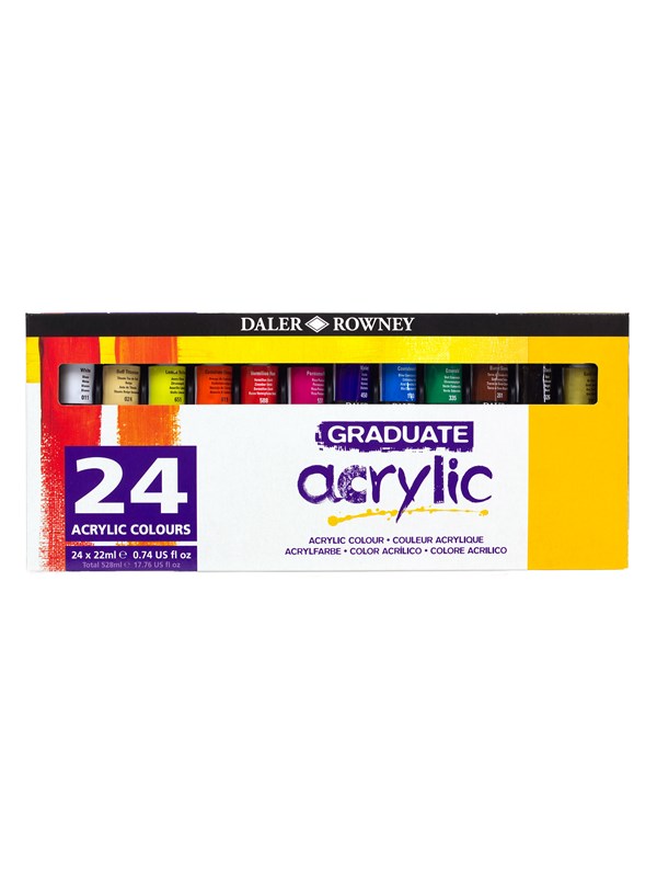 Daler-Rowney Graduate Acrylic Set 24x22 ml