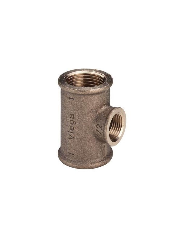 Viega T-piece 3/8" gunmetal