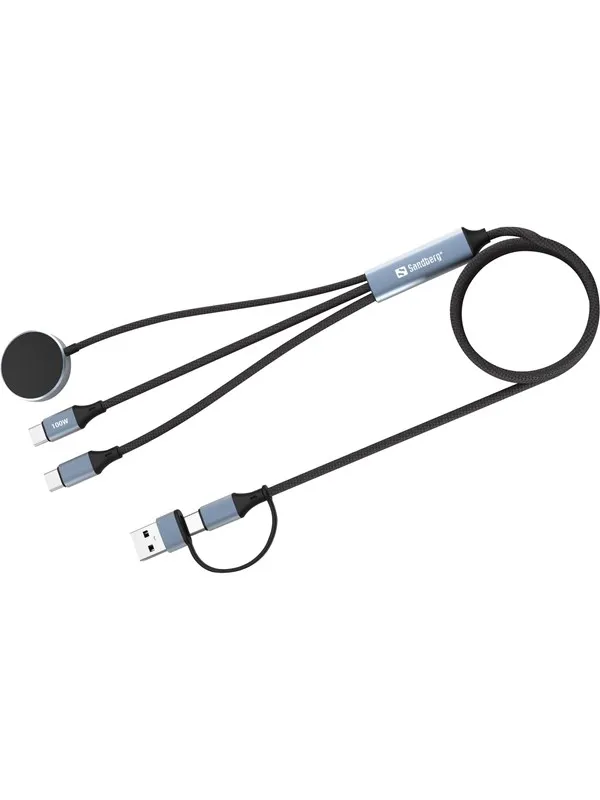 Sandberg 3in1 Travel Charge 100W Cable