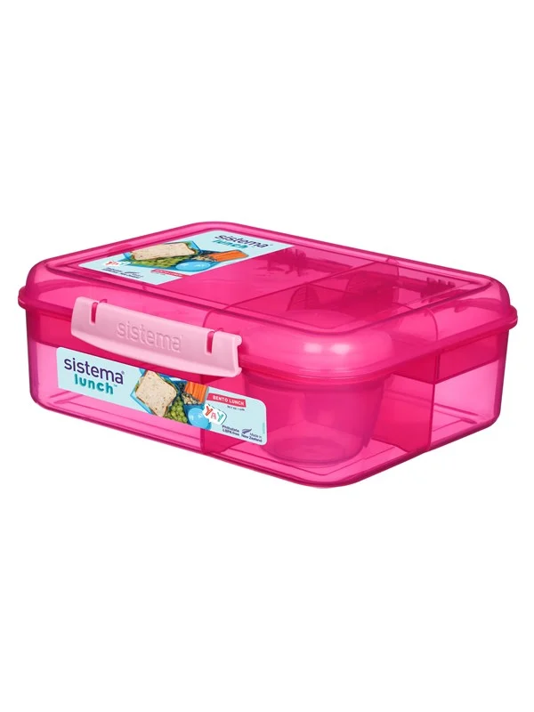 Sistema 1.65L Bento Lunch Pink
