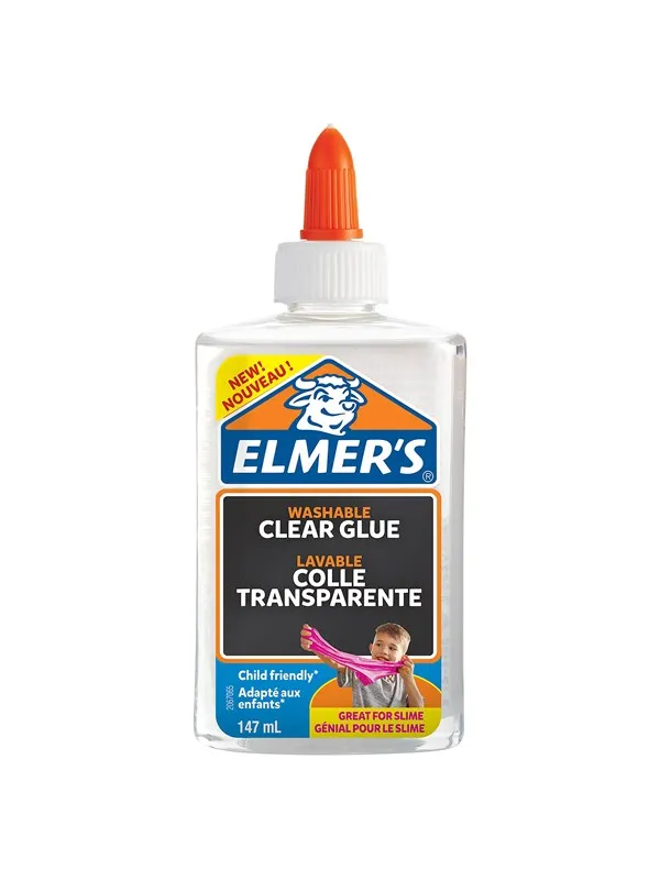 Elmer's klare skolelim, vaskbar og børnevenlig, 147 ml
