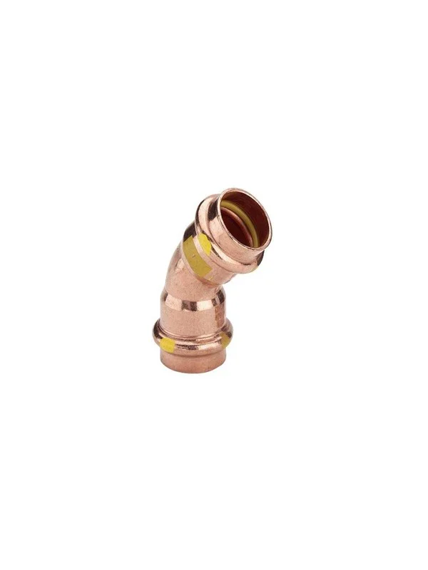 Viega Profipress G bend 45° 28 Copper/bright 345631