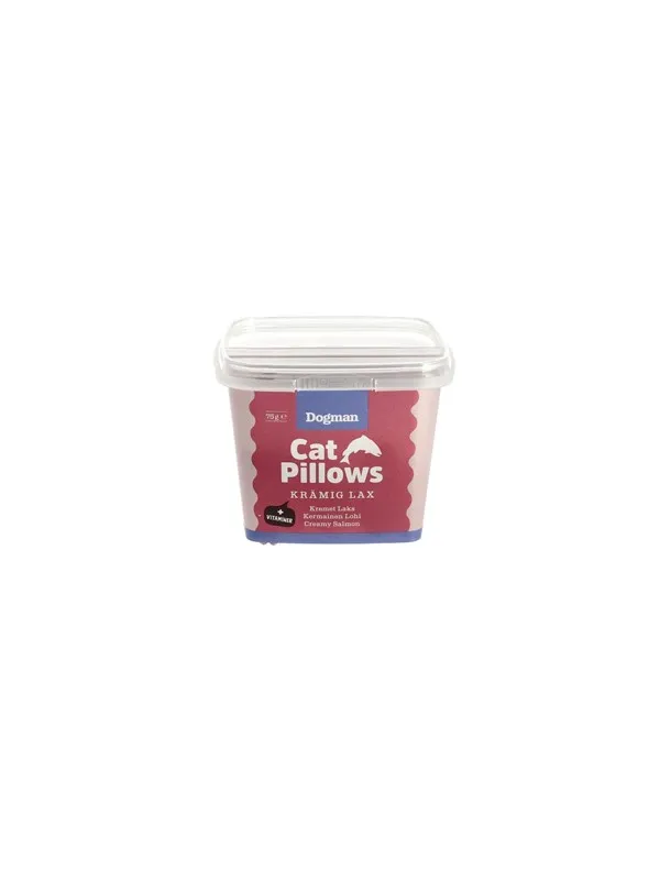 Dogman Cat Pillows kremet laks 75g