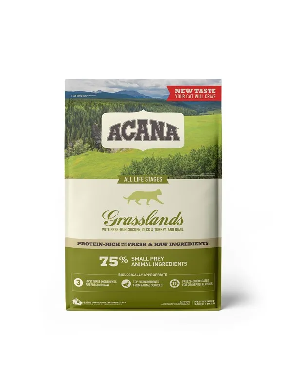 Acana Grasslands Dry Cat Food 4.5kg