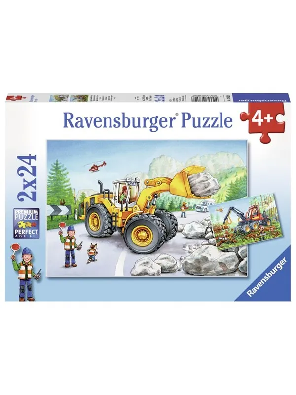 Ravensburger Digger At Work 2x24p