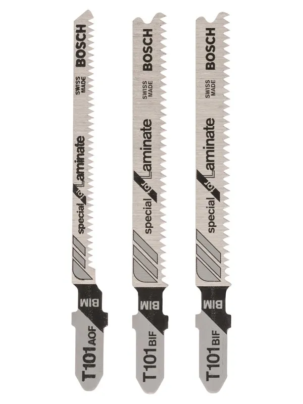 Bosch 3-delers stikksagblad-sett T 101 BIF (2x); T 101 AOF