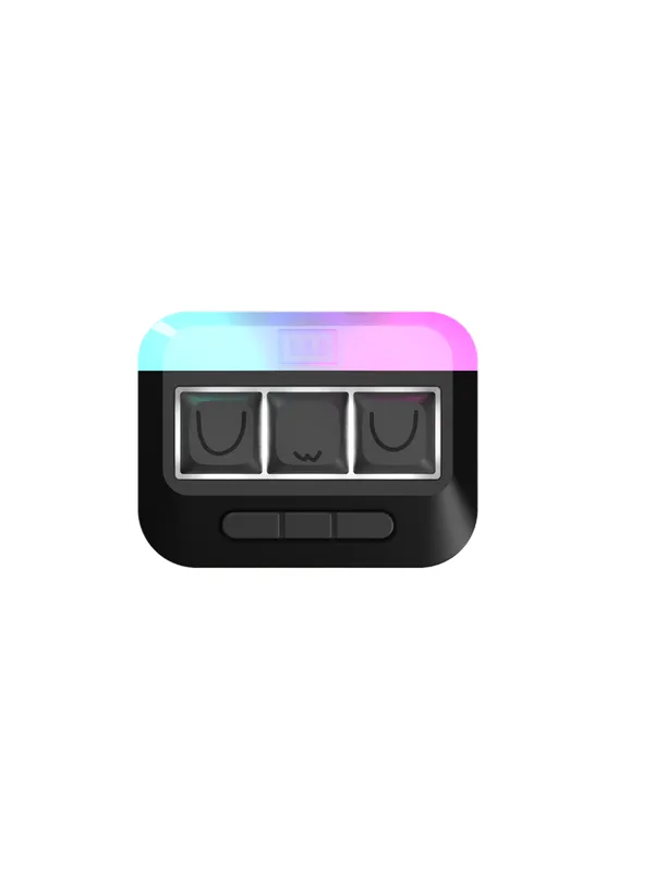 Wooting UwU - RGB Stealth - Gamingtastatur - Uten numpad - Universal - Svart