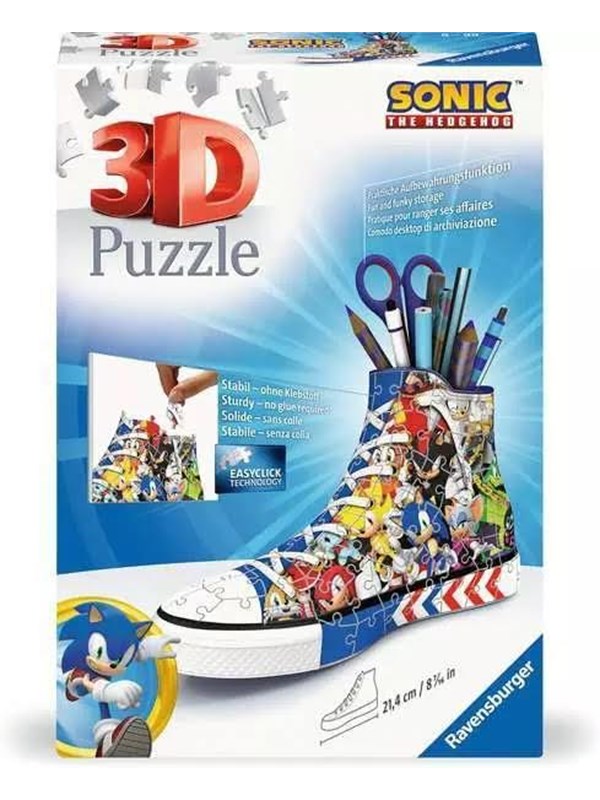 Ravensburger 3D Puzzle Pencil Tray Sonic the Hedgehog 108 pcs. 3D Puslespill