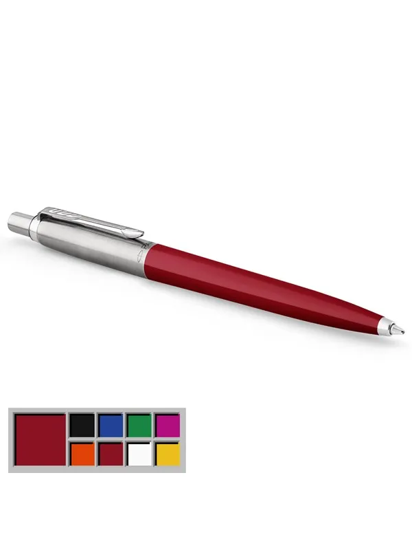 Parker Jotter Originals Ballpoint Pen | Classic Red Finish | Medium Point | Blue Ink