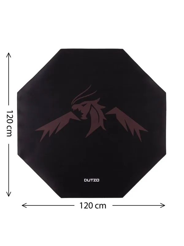 DUTZO Fushi Gaming Floor mat - Svart/Brun