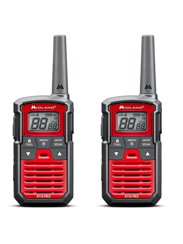 MIDLAND Walkie Talkie XT10 Pro Black/Red