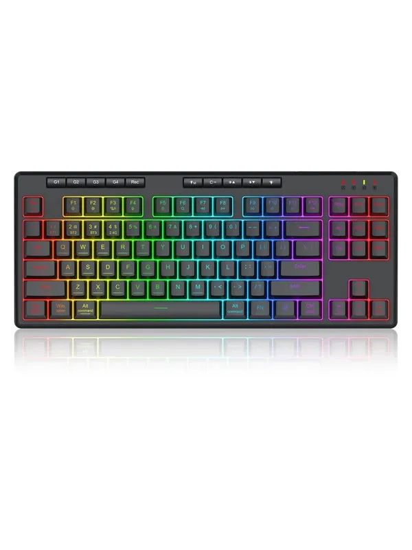 REDRAGON K516RGB-PRO SHIVA PRO 87 keyboard - Gamingtastatur - Engelsk (USA) - Svart