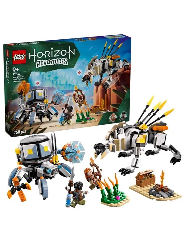 LEGO 77037 Aloy og Varl mot skallvandrer og sagtann
