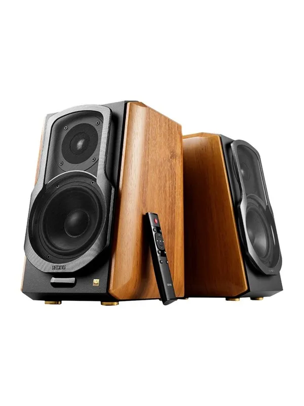 Edifier S1000MKII - Bluetooth Bookshelf Speakers - 120W - Brown