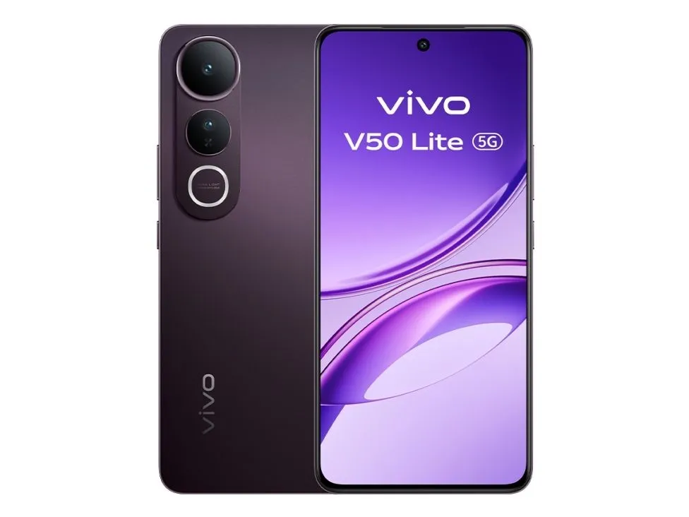 VIVO V50 Lite 5G, 17,2 cm (6.77"), 8 GB, 256 GB, 50 MP, Android 15, Svart