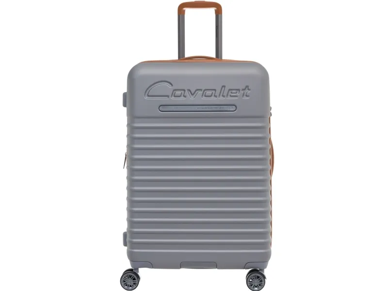 Resväska Pasadena Large Silver/Tan