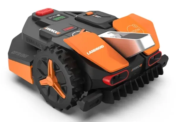 WORX Vision AI S250, Robotgressklipper, 250 m², 18 cm, 3 cm, 6 cm, Roterende blader