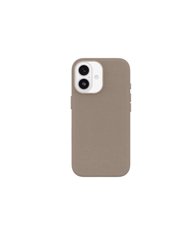 OtterBox Symmetry Cactus Leather Camera Control Apple iPhone 17 Cottonwood Glen - light grey