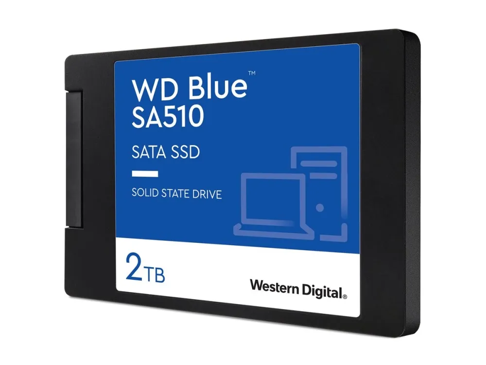 WD Blue SA510 WDS200T3B0A - SSD - 2 TB - intern - 2,5" - SATA 6Gb/s