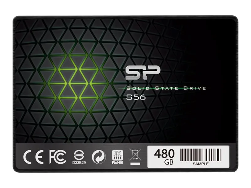 SILICON POWER Slim S56 - SSD - 480 GB - intern - 2.5" - SATA 6Gb/s