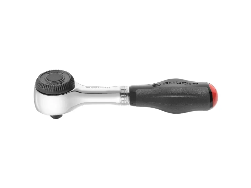 skralle med 360° rotasjon, 1/4", 120 mm, 60 tenner, FACOM [R.360PB]