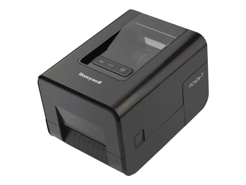 Honeywell PC42E-T - Etikettskriver - direktetermisk - Rull (11,4 cm) - 203 dpi - inntil 152.4 mm/sek - LAN, USB 2.0, USB 2.0 vert