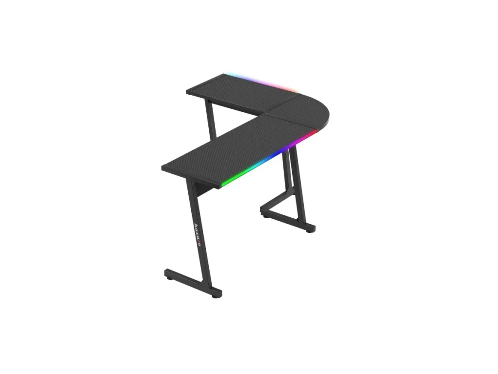 Huzaro Hero 6.0 RGB, Hjørne, L-form, Stål, Spilling, Karbonfiber, Matt